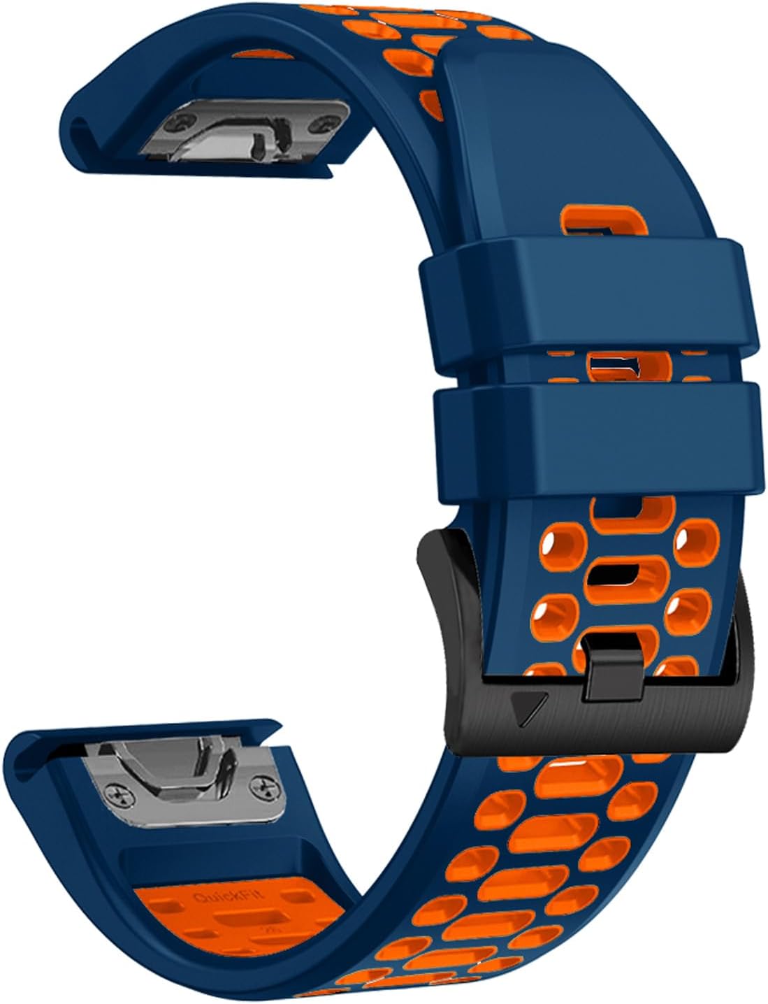 [SQHYWJ] ガーミンウォッチ Fēnixシリーズ用 シリコンウォッチバンド 22mm 26mm GARMIN (ガーミン) Fenix 7X 6X 5X 5 6 ループ スポーツ 時計ベルト 防水性 ガーミン 用 交換バンド