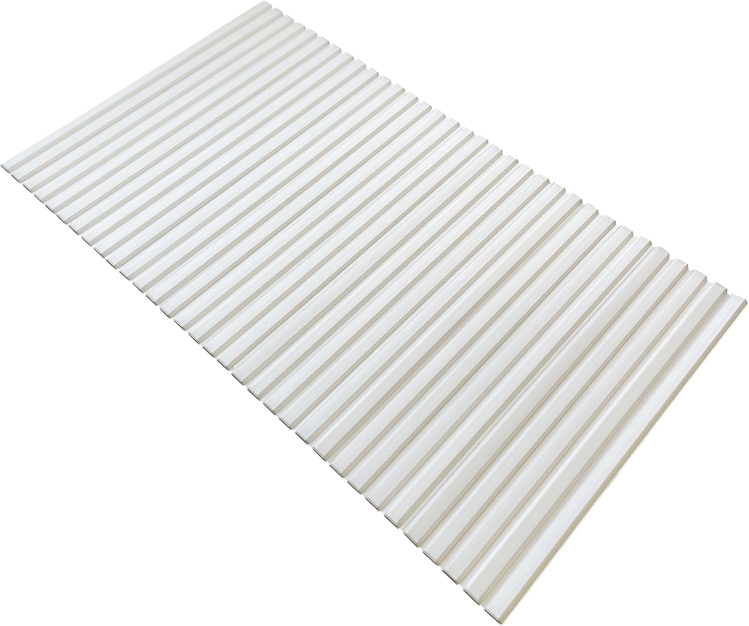 ミエ産業 軽量シャッター式 風呂ふた 製品サイズ (約) 75×142.5cm ホワイト 防カビ加工 日本製