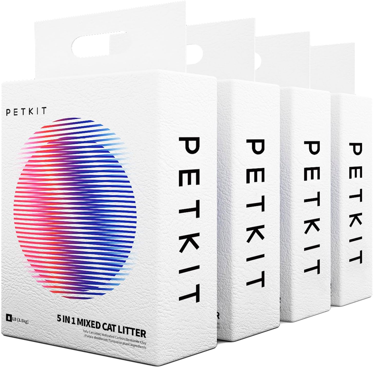 PETKIT 猫砂 脱臭 混合砂 すばやく吸水 しっかり固まり お手入れ簡単 (7Lx4袋)