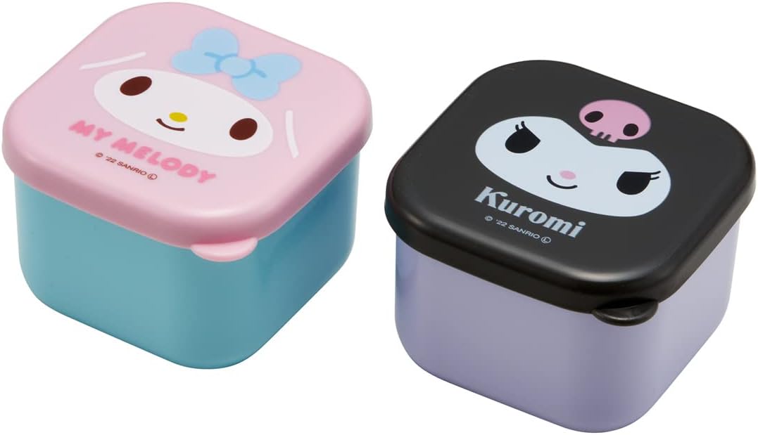 スケーター(Skater) ミニ シール容器 保存容器 おかず入れ 130ml 2個組 マイメロディ クロミ サンリオ MO1WAG-A