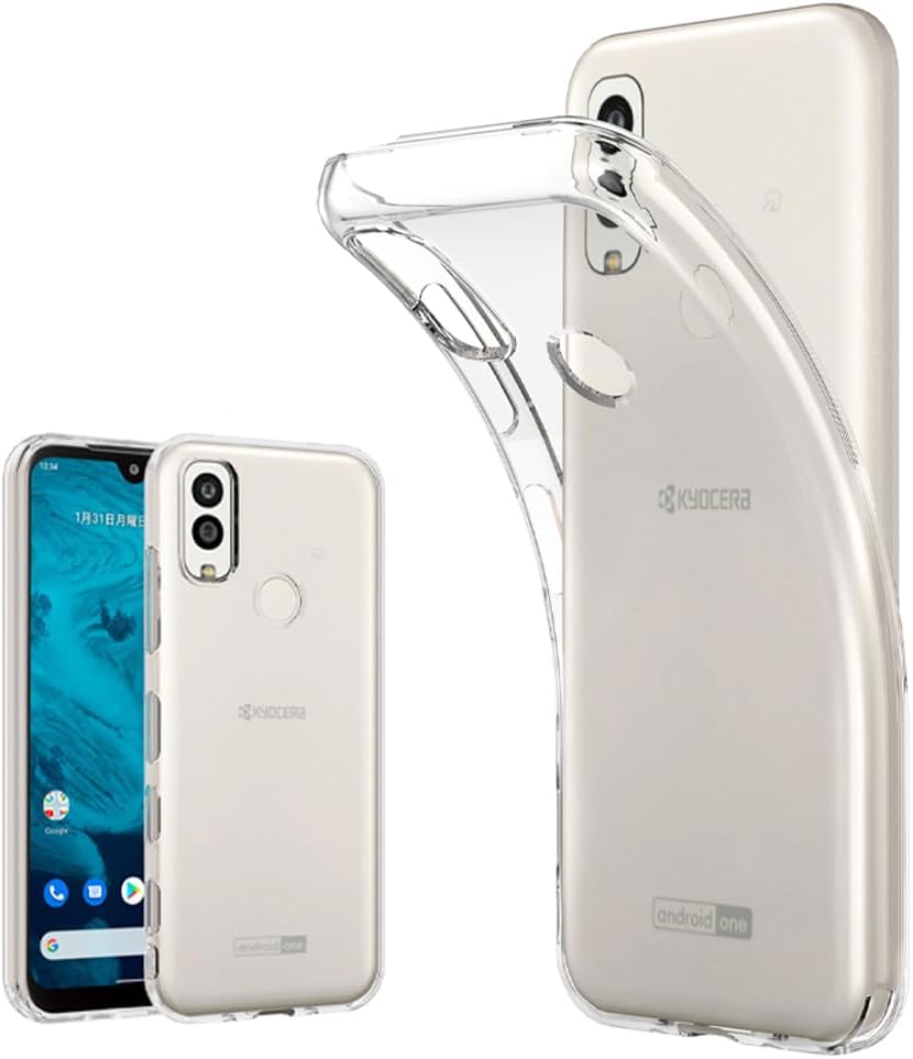 Android One S10 用 ケースソフトケース カバー ケース 薄型 軽量 耐衝撃 衝撃吸収 シリコン TPU 透明 携帯カバ－ ワイヤレス充電用 無地 シンプル 全面 クリア マイクロドット加工 互換性あり