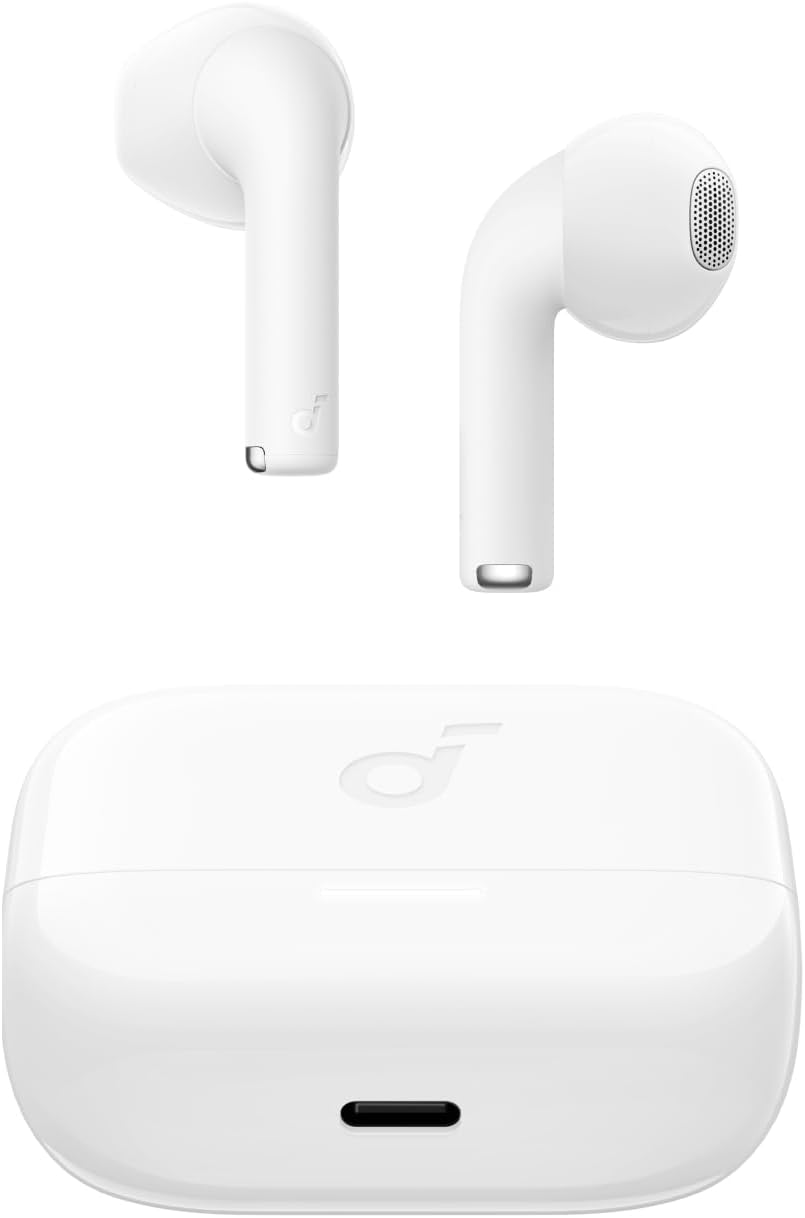 Anker Soundcore K20i ホワイト | （Bluetooth 5.3）【完全ワイヤレスイヤホン/インナーイヤーイヤホン / IPX5防水規格 / 最大36時間再生 / 専用アプリ対応/PSE技術基準適合】