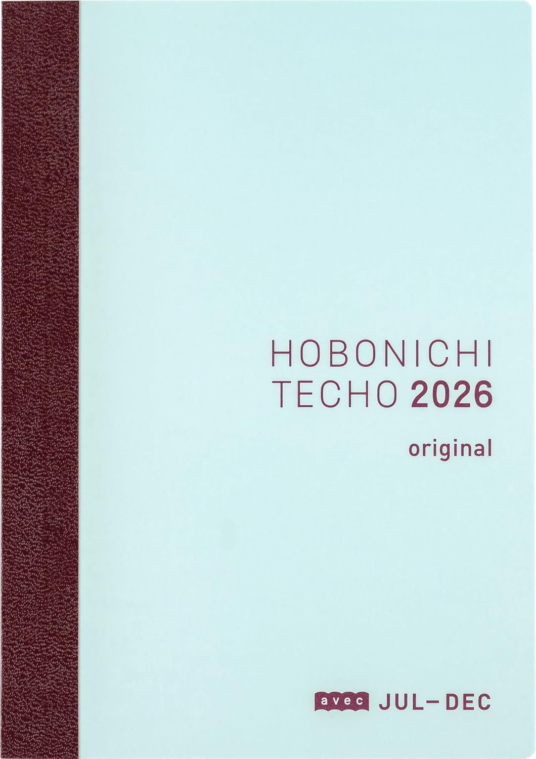 ほぼ日手帳2026本体オリジナル avec［A6/1日1ページ（後期のみ）/7月/月曜はじまり］