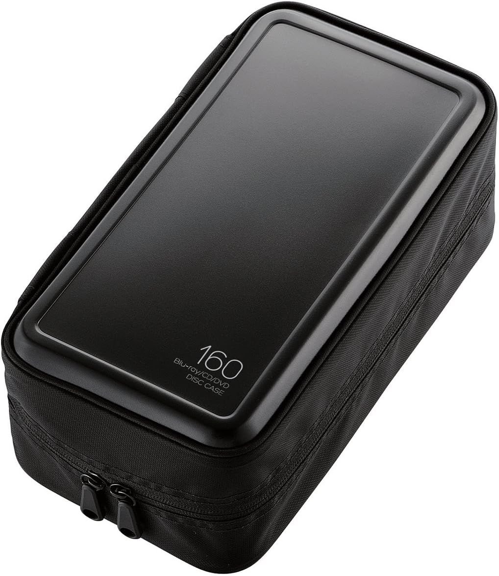 エレコム DVD BD CDケース セミハード 160枚収納 ブラック CCD-HB160BK